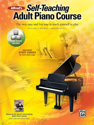 Book cover for Alfred's Self-Teaching Adult Piano Course