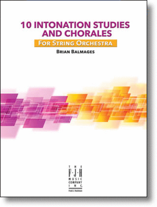 Book cover for 10 Intonation Studies and Chorales