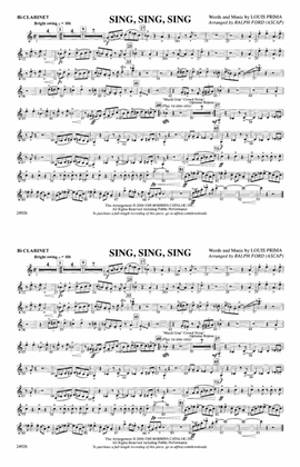 Sing, Sing, Sing: 1st B-flat Clarinet