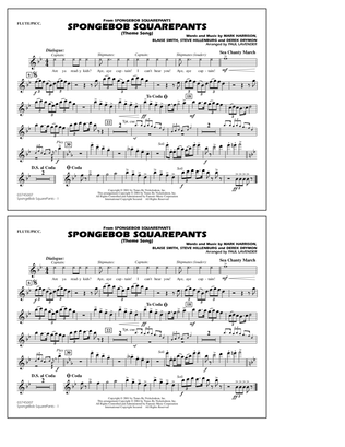 Spongebob Squarepants (Theme Song) (arr. Paul Lavender) - Flute/Piccolo