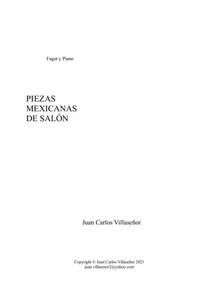 Piezas Mexicanas de Salón (Piano part.)