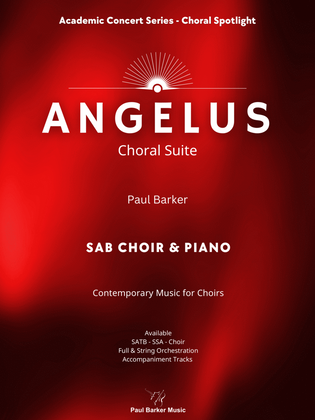 Book cover for Angelus (SAB Choir & Piano)