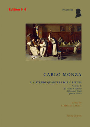 Book cover for Six string quartets, volume 1