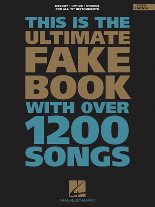 Book cover for The Ultimate Fake Book - 5th Edition